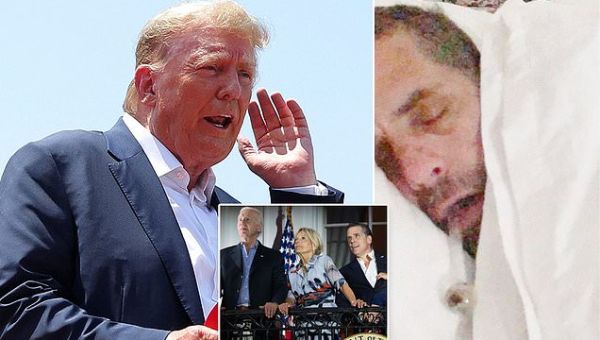 Trump claims cocaine found at the White House for Hunter AND Joe’s use