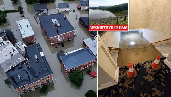 Capital of Vermont is cut off by catastrophic flooding disaster
