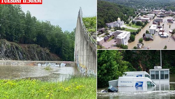 Vermont holds its breath as floodwaters at Wrightsville Dam rise