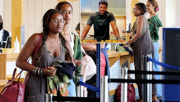Obama sisters seen on Martha’s Vineyard after Tafari Campbell’s death
