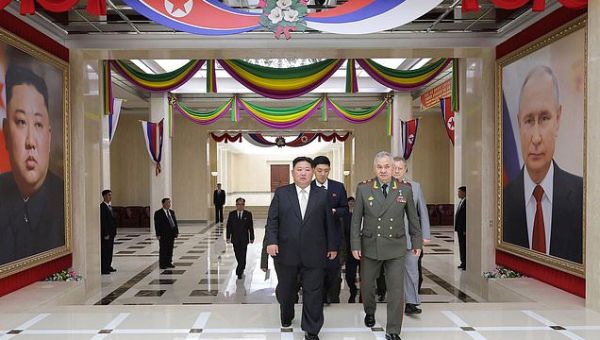Kim Jong Un shows off drones and ballistic missiles to Sergei Shoigu