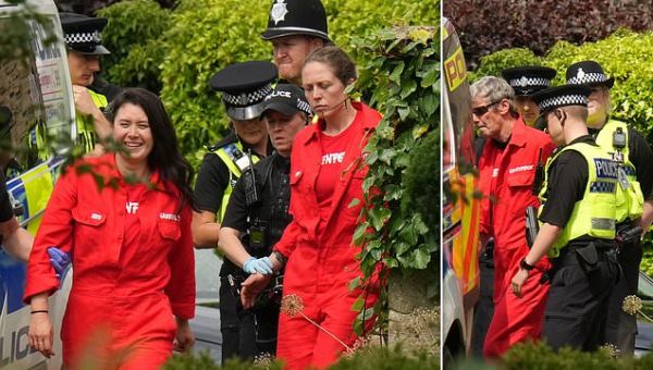Greenpeace protester who scaled Rishi Sunak’s mansion are BAILED