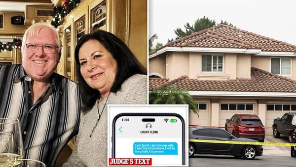 CA judge confessed to shooting wife in text message, prosecutors say