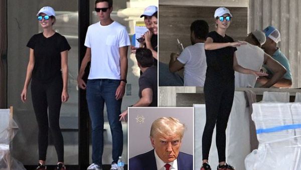 Ivanka Trump seen inspecting her new Miami mansion after dad’s mugshot