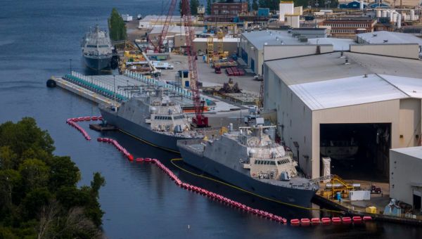 US Navy’s warship production is struggling