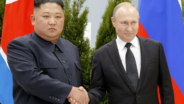 Kim Jong Un arrives in Russia for arms talks with Putin