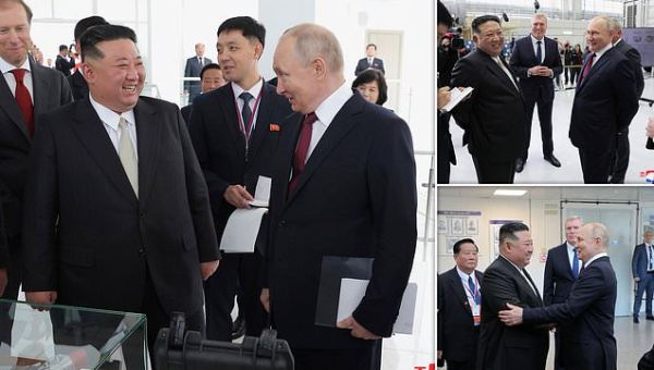 Putin and Kim Jong Un form ‘blood alliance’ during arms-deal talks