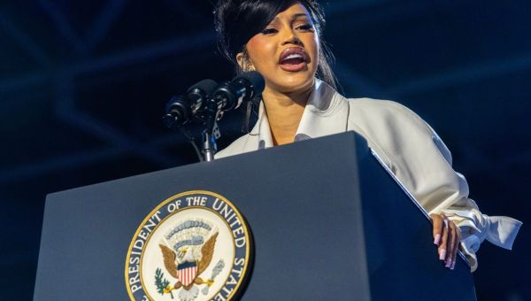 ‘Then I don’t want it’: Cardi B fires up Kamala Harris crowd, slams Donald Trump in Milwaukee