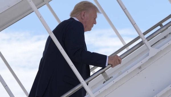 Why Trump flew to campaign events on Jeffrey Epstein’s plane last weekend