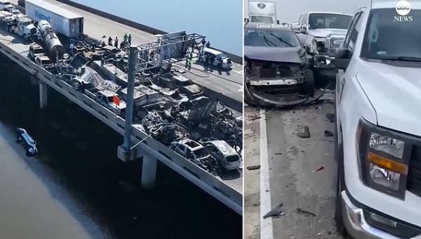 Seven dead and 25 injured in pile up on Louisiana highway ‘superfog’