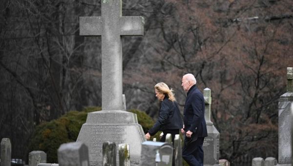 Biden visits church in Delaware on anniversary of first wife’s death