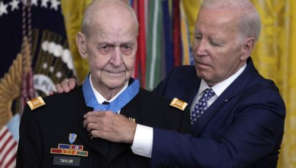 Biden awards Medal of Honor to Army helicopter pilot who rescued soldiers in a Vietnam firefight – The Boston Globe
