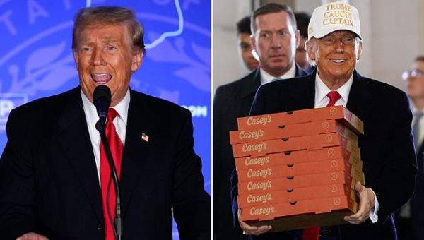 Donald Trump, 77, tells New Hampshire rally he feels THIRTY-FIVE