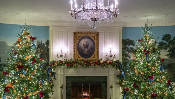White House Gets Holiday Glow-Up With Dazzling ’24 Christmas Decorations