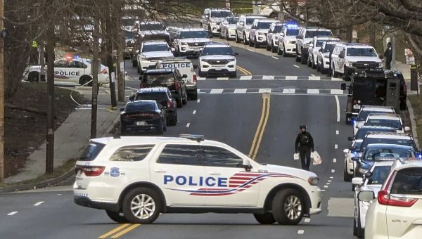 Three cops shot in Washington DC by suspect ‘barricaded’ inside house