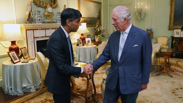 King Charles holds meeting with Rishi Sunak after cancer diagnosis