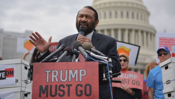 Republicans are launching efforts to censure Rep. Al Green for heckling Donald Trump