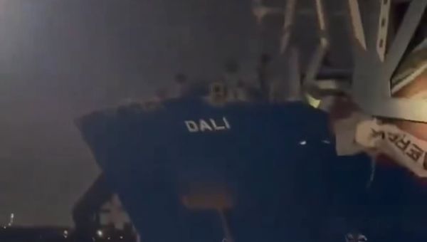 Eerie footage shows rescue crew searching Baltimore river