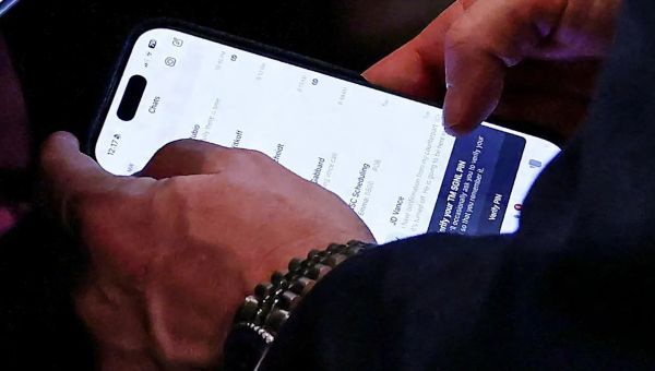 Waltz was photographed using Signal during Trump's Cabinet meeting a day before his removal