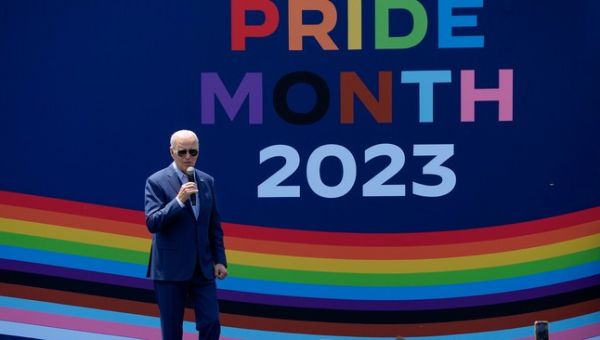 'Complete Degeneracy': Critics Rip Biden After What This Trans Model Did on White House Lawn