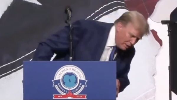 Trump, 78, suffers embarrassing wobble at Minnesota rally