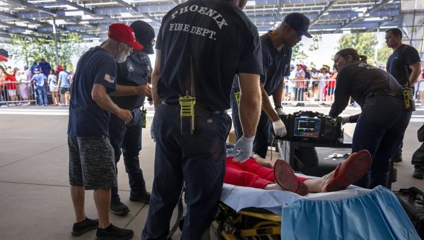 MAGA fans taken to the hospital after waiting for Trump in Arizona