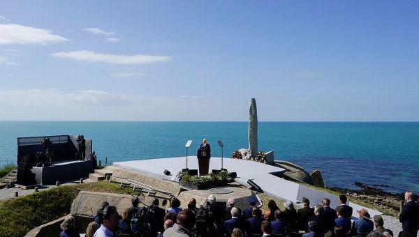 Steven Spielberg helped prepare Biden for speech on cliffs of Normandy