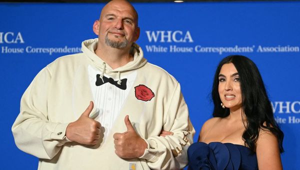John Fetterman and wife Gisele are hospitalized after car crash