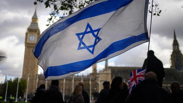 Thousands march against antisemitism in London – live