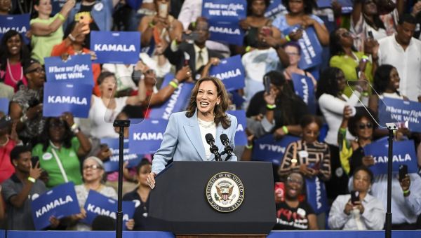 Kamala uses rapper Migos to slam Trump as not ‘walking the talk’