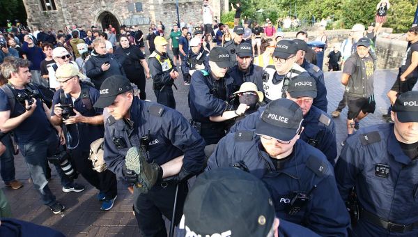 How days of riots saw police cars torched and shops broken into