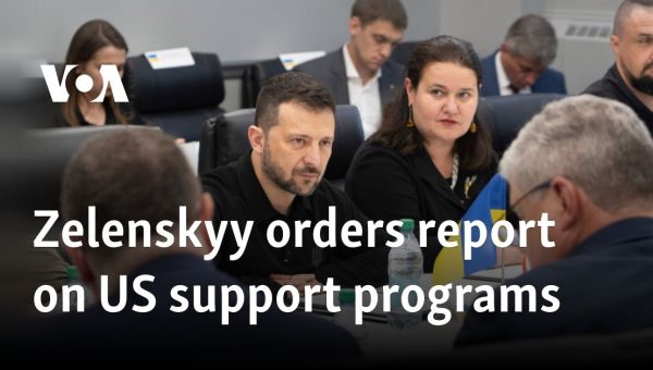 Zelenskyy orders report on US support programs