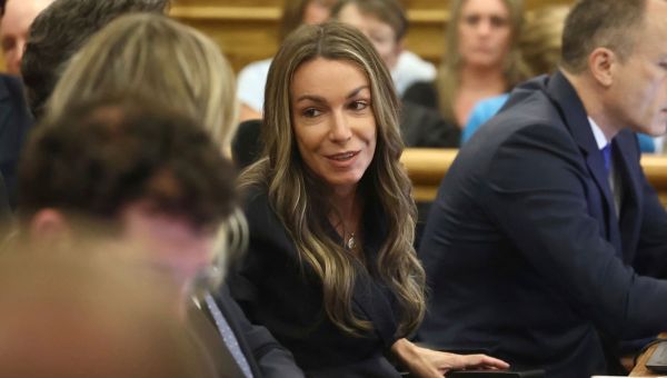 Prosecutors claim Karen Read ‘clipped’ her cop boyfriend and left him in the snow. She insists she is being framed