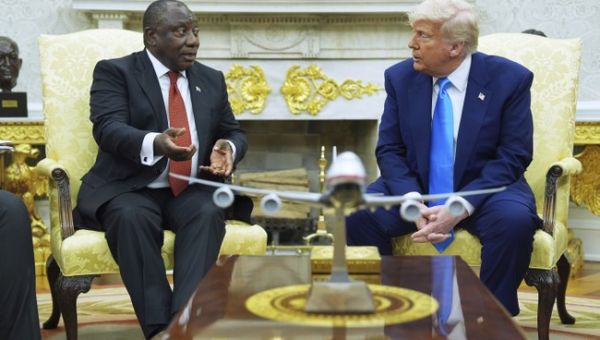Oh My: Trump Forces South African President to Watch Genocide Calls From His Supporters