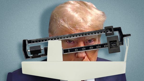 Four-Times-Indicted Donald Trump Is Still Lying About, of All Things, His Weight