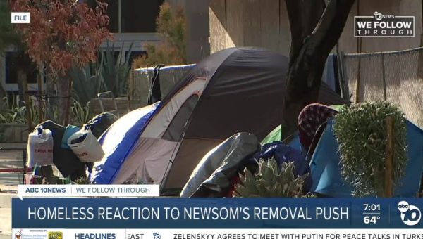 Unhoused and local advocate speak on Newsom’s push for statewide encampment ban