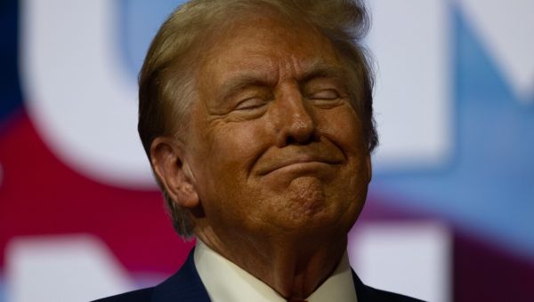 Trump town hall ends with extended ‘musical-fest’ while he stands onstage