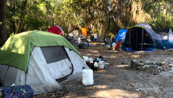 Newsom pushes cities and counties for homeless encampment ban