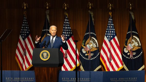 In Austin to commemorate Civil Rights Act, Biden calls for sweeping Supreme Court reform