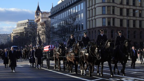 Jimmy Carter celebrated at funeral services in Washington, D.C.
