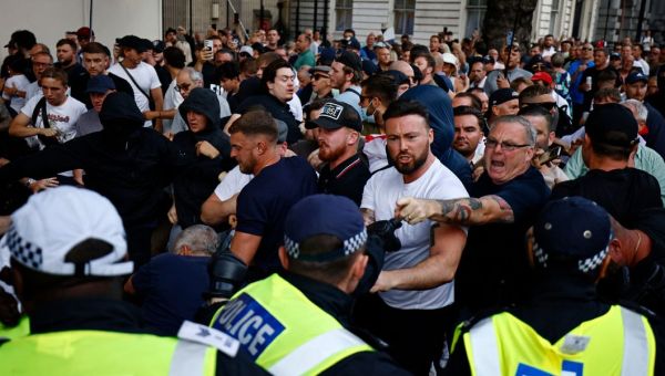 More Than 100 Arrested After Far-Right Protest Over Southport Attack Outside Downing Street