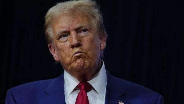 Trump ridiculed after playing ‘Time to Say Goodbye’ during bizarre town hall event