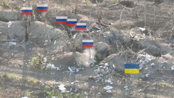 Ukrainian soldier fights off six Russians in bitter trench battle