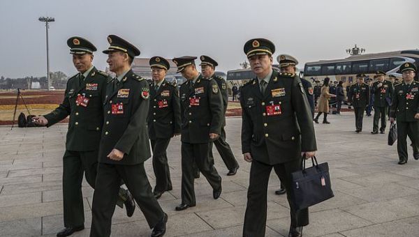 China’s military says it will tighten the ‘noose’ around Taiwan