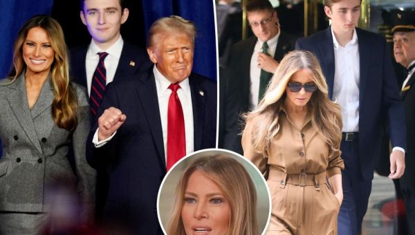 Melania Trump shares how often she and son Barron will be at White...