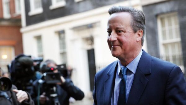 David Cameron vows to support Rishi Sunak after surprise cabinet comeback