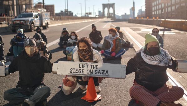 More than 300 pro-Palestine protesters arrested after blocking NYC bridges