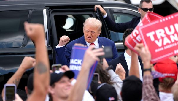 Trump headed to Macomb County on April 29 to celebrate 100 days in office