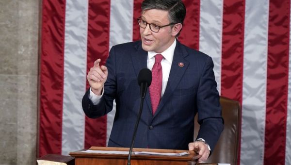 Democrats Outraged as, God Forbid, Speaker Mike Johnson Tries to Limit Spending Bills to a Single Issue