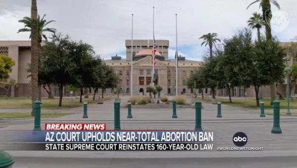 Network Newscasts POUNCE on AZ Abortion Ruling, Hopeful It Helps Biden